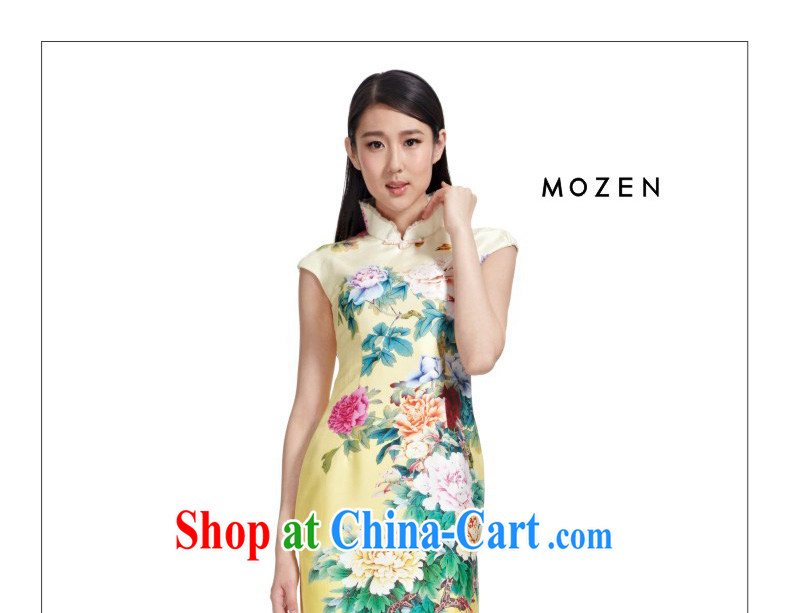 Wood is really the MOZEN summer 2015 China wind, for cultivating silk short cheongsam girls package mail 00,960 13 yellow XL pictures, price, brand platters! Elections are good character, the national distribution, so why buy now enjoy more preferential! Health