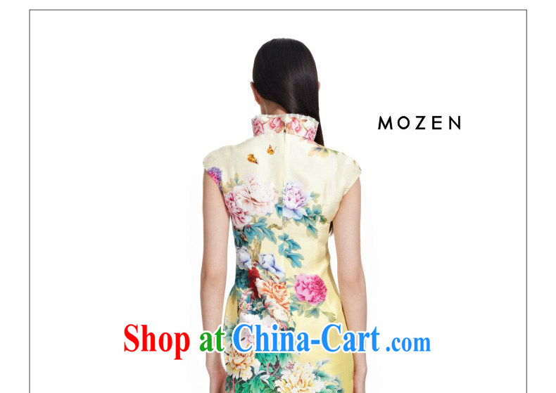 Wood is really the MOZEN summer 2015 China wind, for cultivating silk short cheongsam girls package mail 00,960 13 yellow XL pictures, price, brand platters! Elections are good character, the national distribution, so why buy now enjoy more preferential! Health