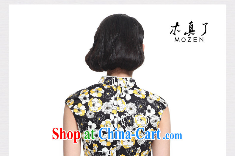 Wood is really the 2015 new stamp beauty dresses summer Chinese improved cheongsam 32,429 13 light yellow XXL pictures, price, brand platters! Elections are good character, the national distribution, so why buy now enjoy more preferential! Health