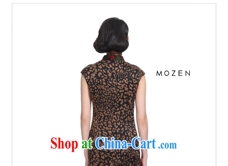 Wood is really the 2015 spring and summer New Silk Leopard stamp short cheongsam Chinese dresses 00 32,459 mottled XXL (B) pictures, price, brand platters! Elections are good character, the national distribution, so why buy now enjoy more preferential! Health