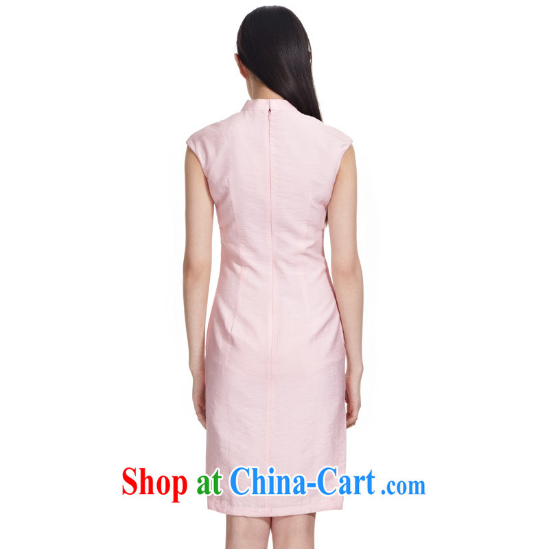 Wood is really a qipao 2015 Chinese Tang is new, the collar hand-painted Peony wood drill short, Sau San cheongsam dress fashion dresses women's clothing 90,752 19 pink M, wood really has, on-line shopping