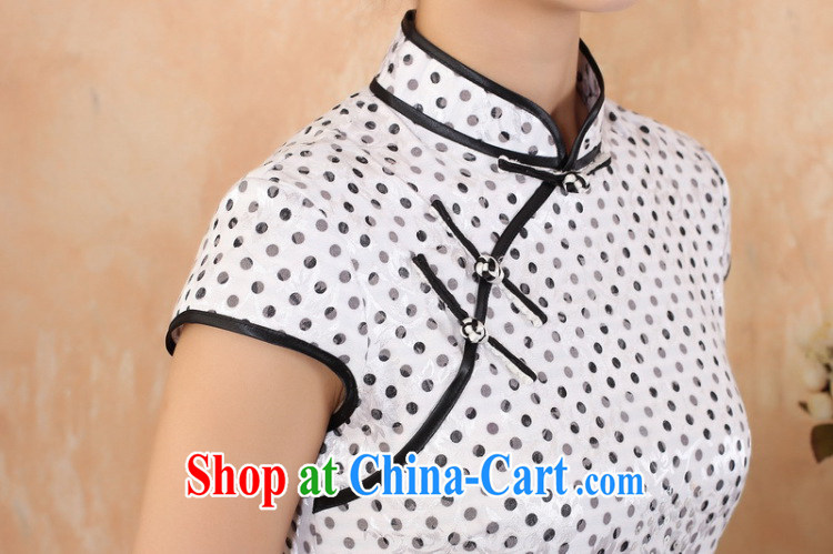 Nigeria, the 2014 new summer gardening little Lotus figure, long, short-sleeved, for improved China cheongsam Chinese clothing show white 2XL pictures, price, brand platters! Elections are good character, the national distribution, so why buy now enjoy more preferential! Health