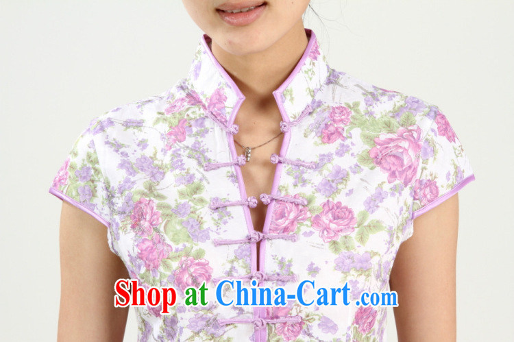 Nigeria, the 2014 new summer, short-sleeved, in hand-painted Chinese wind improved cheongsam Tang - 2 orange L pictures, price, brand platters! Elections are good character, the national distribution, so why buy now enjoy more preferential! Health