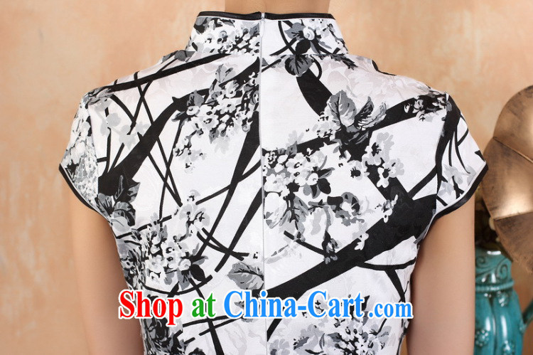 Nigeria, the 2014 new summer, long and short-sleeved China wind improved hand-painted cheongsam Chinese show clothing - 1 white 2XL pictures, price, brand platters! Elections are good character, the national distribution, so why buy now enjoy more preferential! Health
