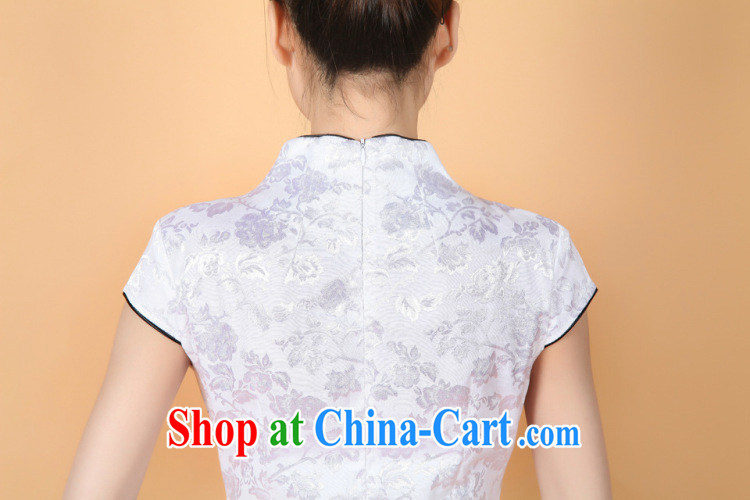 Floor is still building female new paragraph in summer long-waist short sleeves and collar hand-painted improved cheongsam Chinese performances, serving white M pictures, price, brand platters! Elections are good character, the national distribution, so why buy now enjoy more preferential! Health