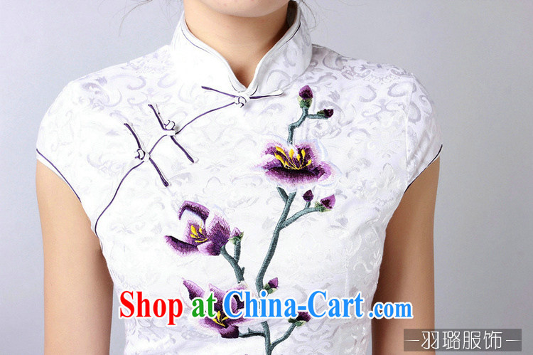Jessup, new retro Ethnic Wind embroidery, for manual for short-sleeved cultivating cheongsam dress Chinese cheongsam TD 0179 #black XXL pictures, price, brand platters! Elections are good character, the national distribution, so why buy now enjoy more preferential! Health