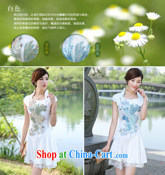 The Su-care 2014 sexy lace retro female Phoenix TV embroidery summer cheongsam dress improved fashion cheongsam Golden Phoenix S pictures, price, brand platters! Elections are good character, the national distribution, so why buy now enjoy more preferential! Health