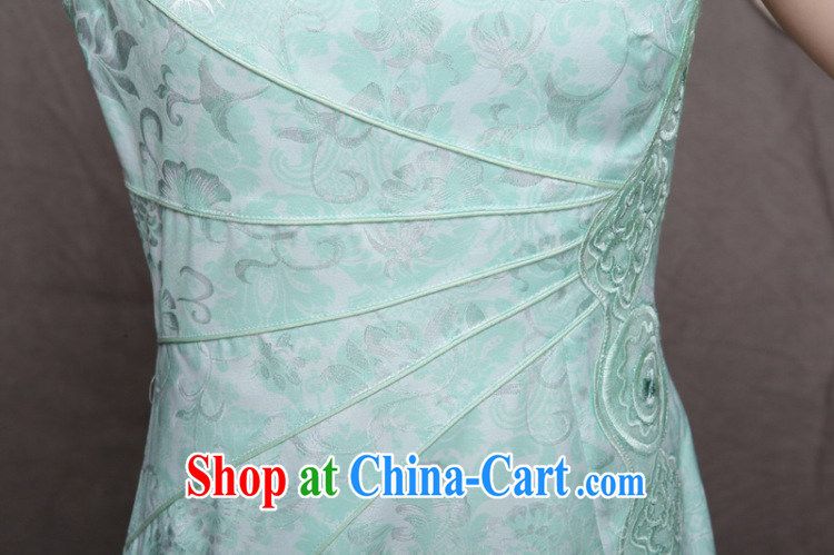 Shallow end, high-end Ethnic Wind women Chinese qipao dress retro beauty cheongsam dress ZMY 9902 blue S pictures, price, brand platters! Elections are good character, the national distribution, so why buy now enjoy more preferential! Health
