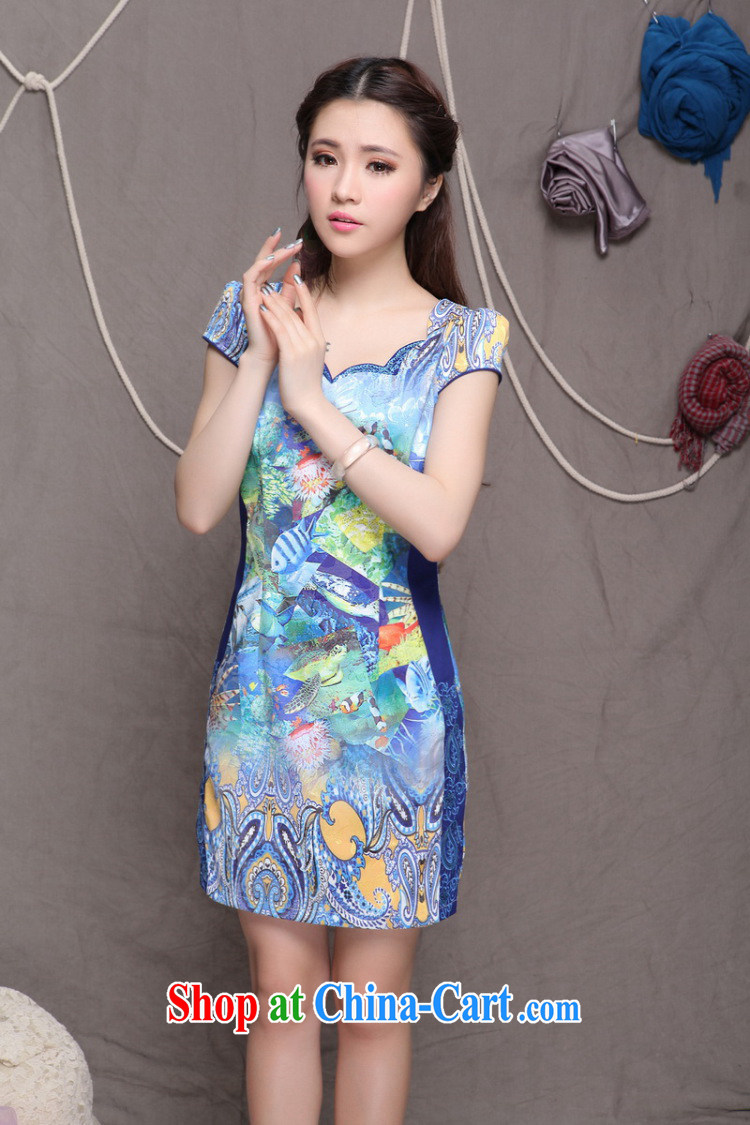 Shallow End Ethnic Wind and stylish embroidered high-end cheongsam dress Daily Beauty graphics build cheongsam H 9908 pictures, price, brand platters! Elections are good character, the national distribution, so why buy now enjoy more preferential! Health