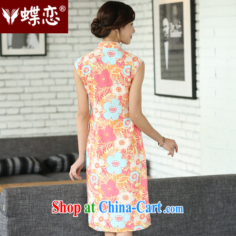 Butterfly Lovers 2015 spring new female national improved fashion cheongsam dress everyday, qipao 45,011 blooming XXL, Butterfly Lovers, shopping on the Internet