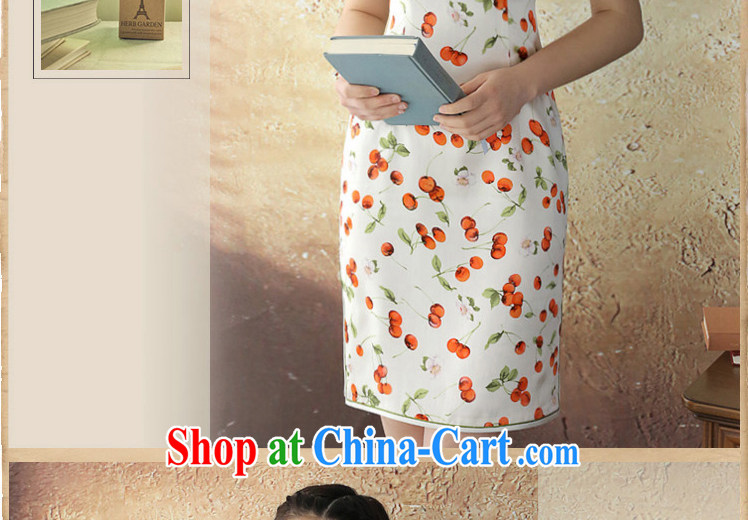 The proverbial hero once and for all -- Zhu Ying cheongsam silk dresses, silk Solid Color summer blouses short-sleeved improved cheongsam dress white 2XL 5, issued on 26 pictures, price, brand platters! Elections are good character, the national distribution, so why buy now enjoy more preferential! Health