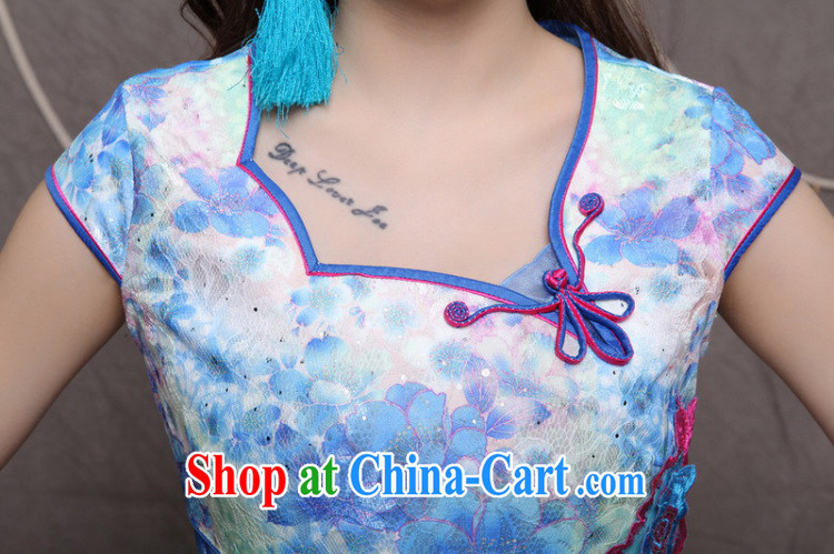 Shallow end China wind stylish Ethnic Wind and refined improved cheongsam dress elegance H 9905 pictures, price, brand platters! Elections are good character, the national distribution, so why buy now enjoy more preferential! Health