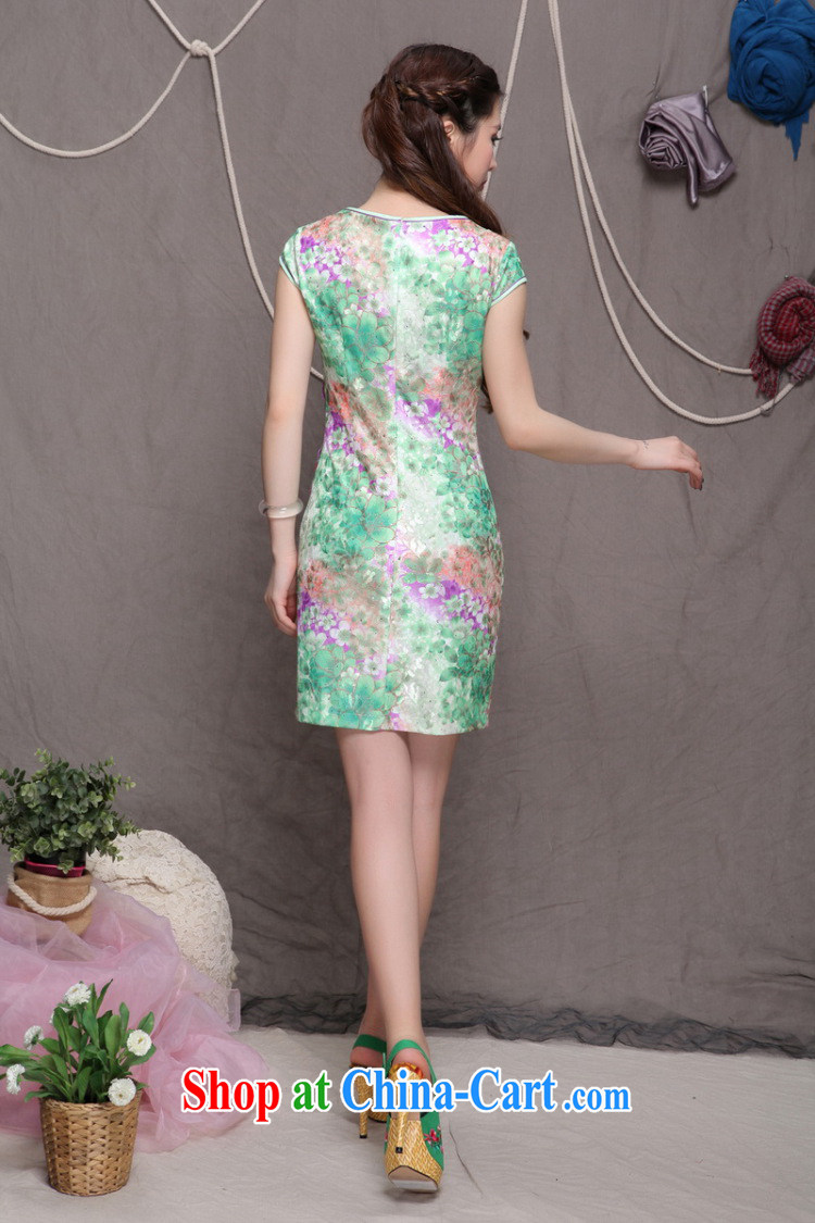 Shallow end China wind stylish Ethnic Wind and refined improved cheongsam dress elegance H 9905 pictures, price, brand platters! Elections are good character, the national distribution, so why buy now enjoy more preferential! Health