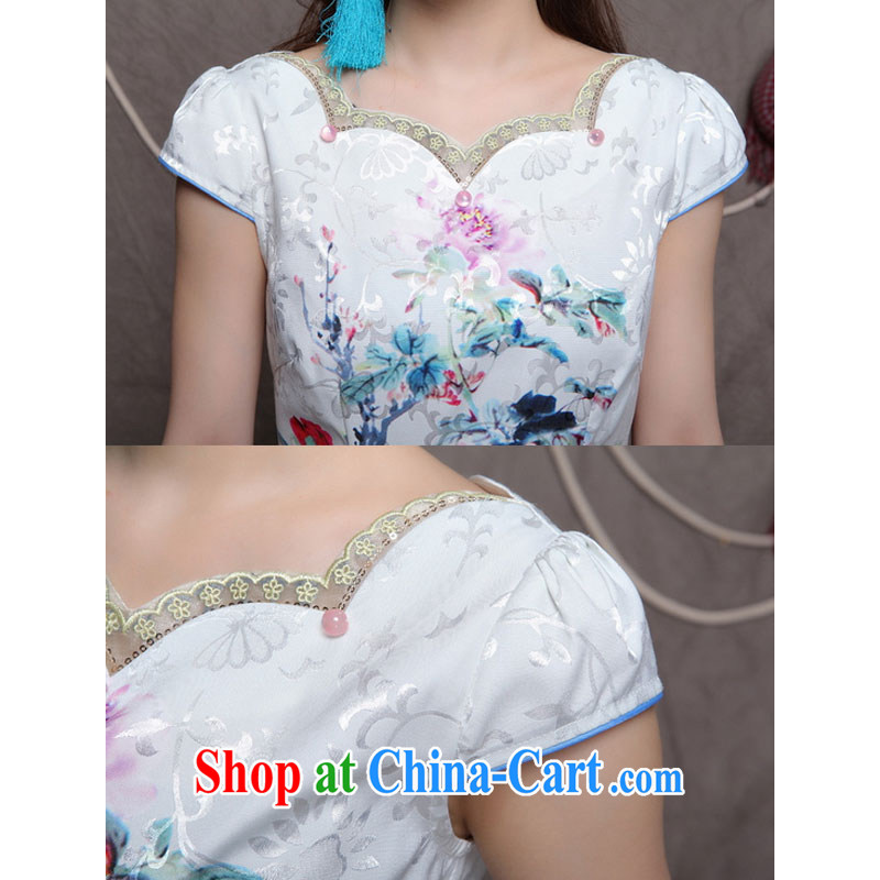 light at the 2014 China's Ethnic Wind girls with improved stylish commuter cultivating graphics thin cheongsam H 9904, light (at the end QM), shopping on the Internet