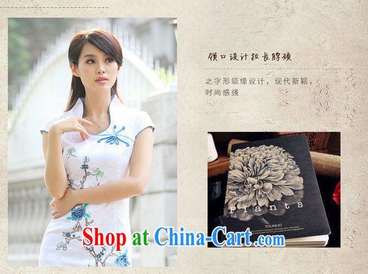 Shallow end BH summer 6916 new cheongsam dress summer improved cheongsam Chinese elegant and stylish everyday robes pink pictures, price, brand platters! Elections are good character, the national distribution, so why buy now enjoy more preferential! Health
