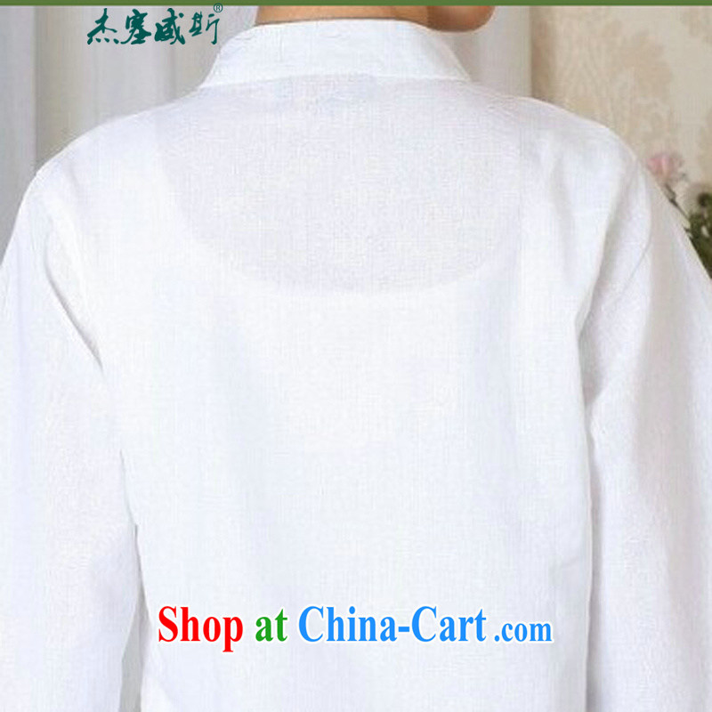 Jessup, new retro Ethnic Wind improved a half-collar hand-painted Chinese T-shirt Chinese T-shirt shirt TA 0057 #white XXXL, Jessup, and shopping on the Internet