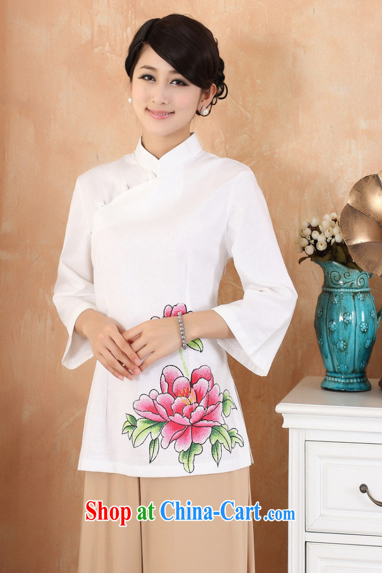 Shanghai, optimize purchase female Tang Women's clothes summer T-shirt, stamp duty for Chinese Han-female Enhancement - 1 blue XL pictures, price, brand platters! Elections are good character, the national distribution, so why buy now enjoy more preferential! Health