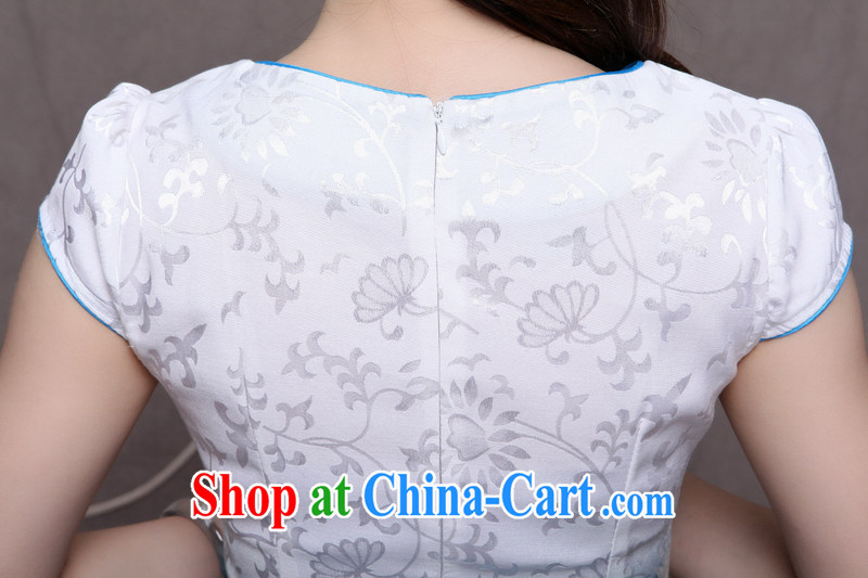 Clearly, Venmer high-end Ethnic Wind and stylish Chinese qipao dress retro beauty graphics thin dresses 9916 white pictures fancy XXL pictures, price, brand platters! Elections are good character, the national distribution, so why buy now enjoy more preferential! Health