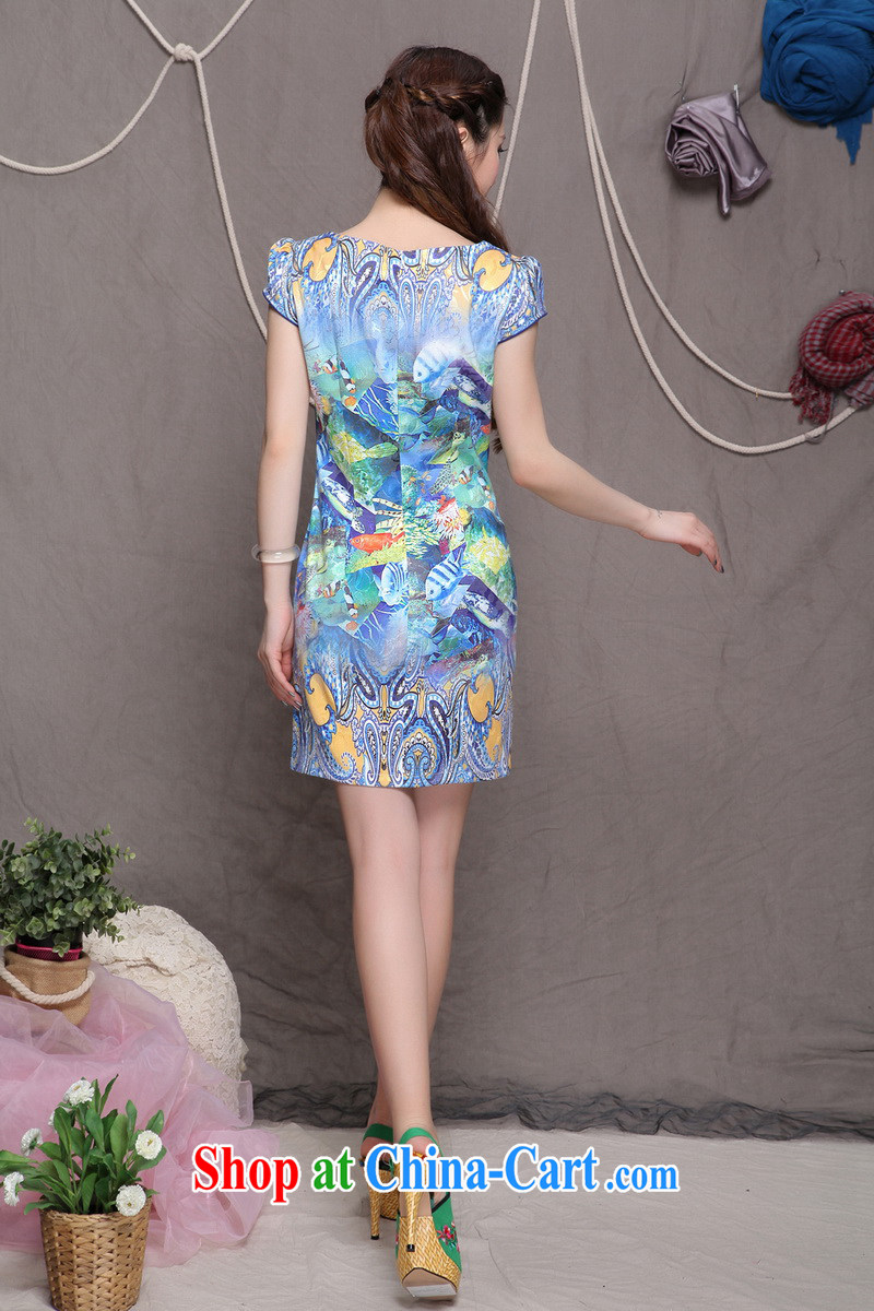 Clearly, Venmer embroidered cheongsam high-end Ethnic Wind and stylish Chinese qipao dress daily retro beauty video tall dresses 9908 White Picture Color XXL pictures, price, brand platters! Elections are good character, the national distribution, so why buy now enjoy more preferential! Health