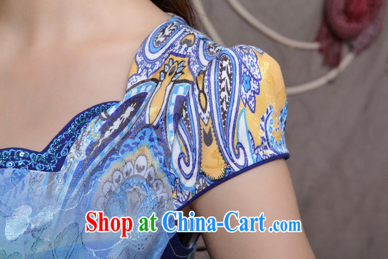 Clearly, Venmer embroidered cheongsam high-end Ethnic Wind and stylish Chinese qipao dress daily retro beauty video tall dresses 9908 White Picture Color XXL pictures, price, brand platters! Elections are good character, the national distribution, so why buy now enjoy more preferential! Health