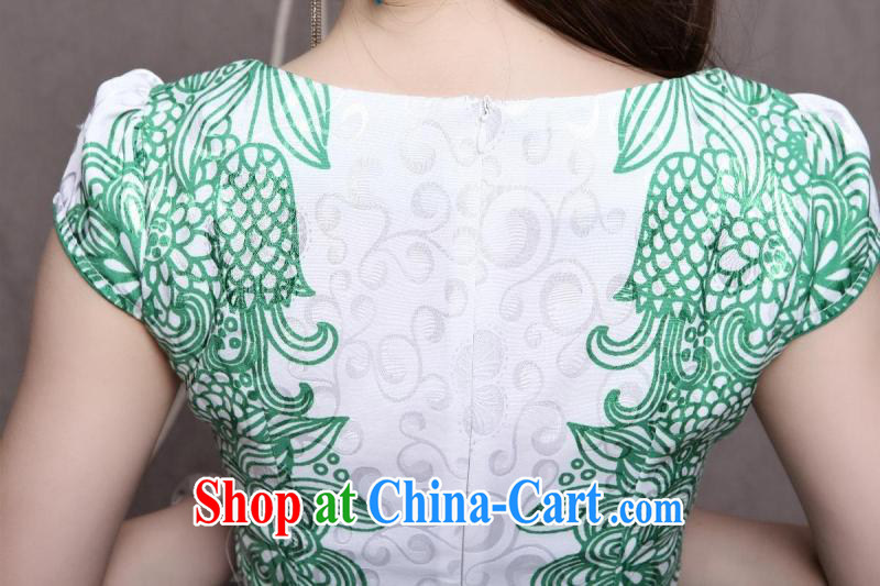 Clearly, Venmer high-end Ethnic Wind and stylish Chinese qipao dress retro beauty graphics thin cheongsam 9912 blue XXL pictures, price, brand platters! Elections are good character, the national distribution, so why buy now enjoy more preferential! Health