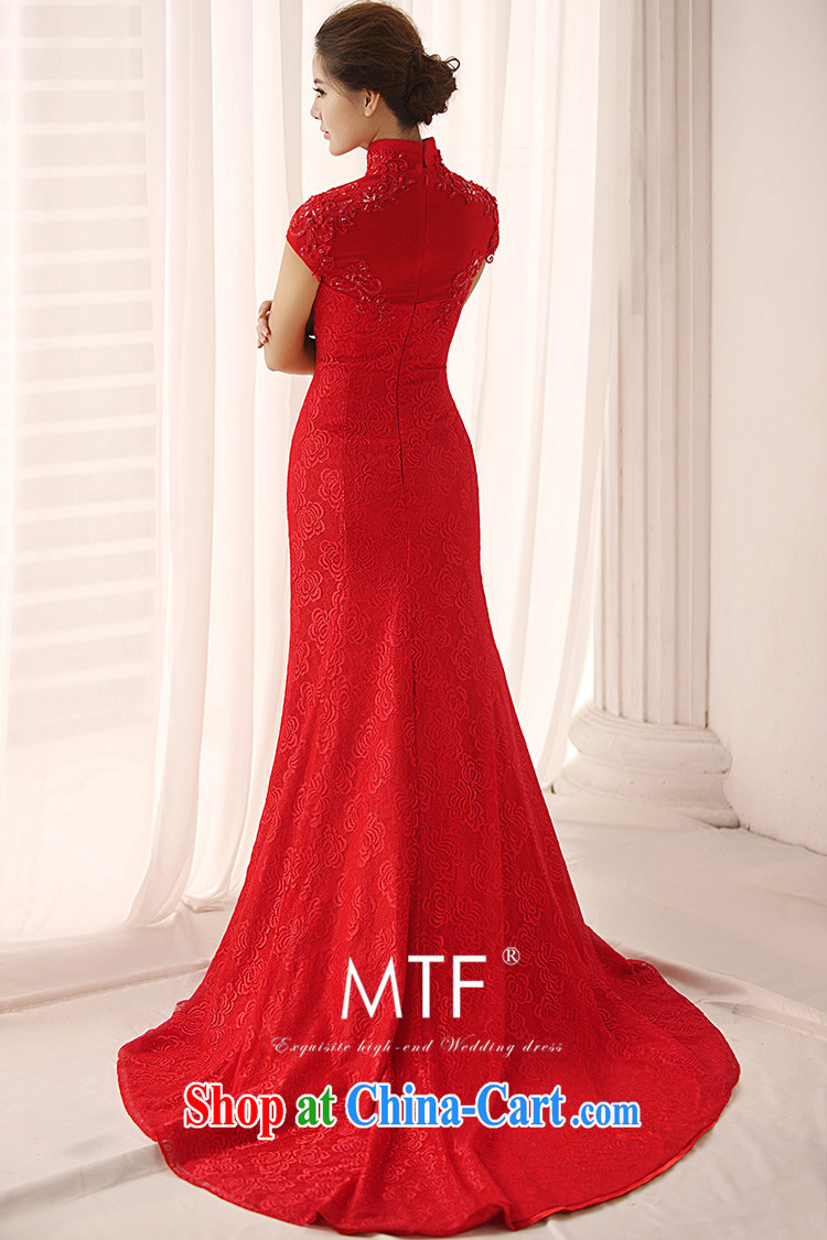 Garden 2015 new dresses Q 0362 package shoulder-length, red crowsfoot bridal gown back doors red tail 30 CM tailored pictures, price, brand platters! Elections are good character, the national distribution, so why buy now enjoy more preferential! Health