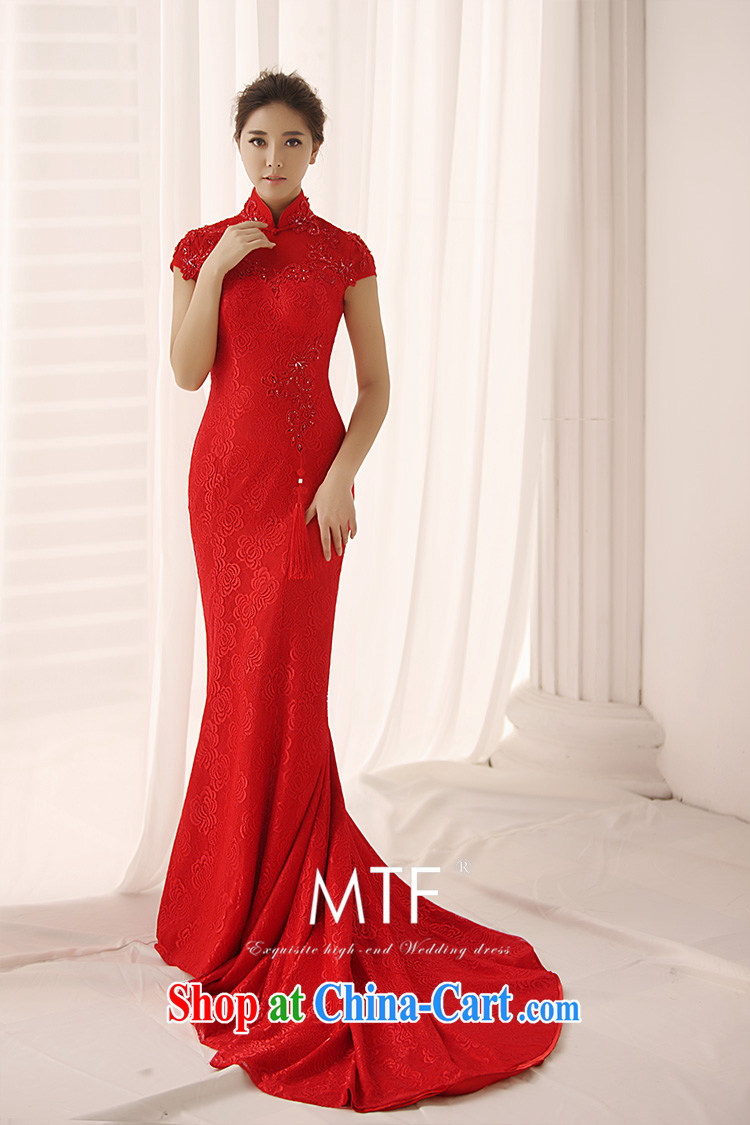 Garden 2015 new dresses Q 0362 package shoulder-length, red crowsfoot bridal gown back doors red tail 30 CM tailored pictures, price, brand platters! Elections are good character, the national distribution, so why buy now enjoy more preferential! Health