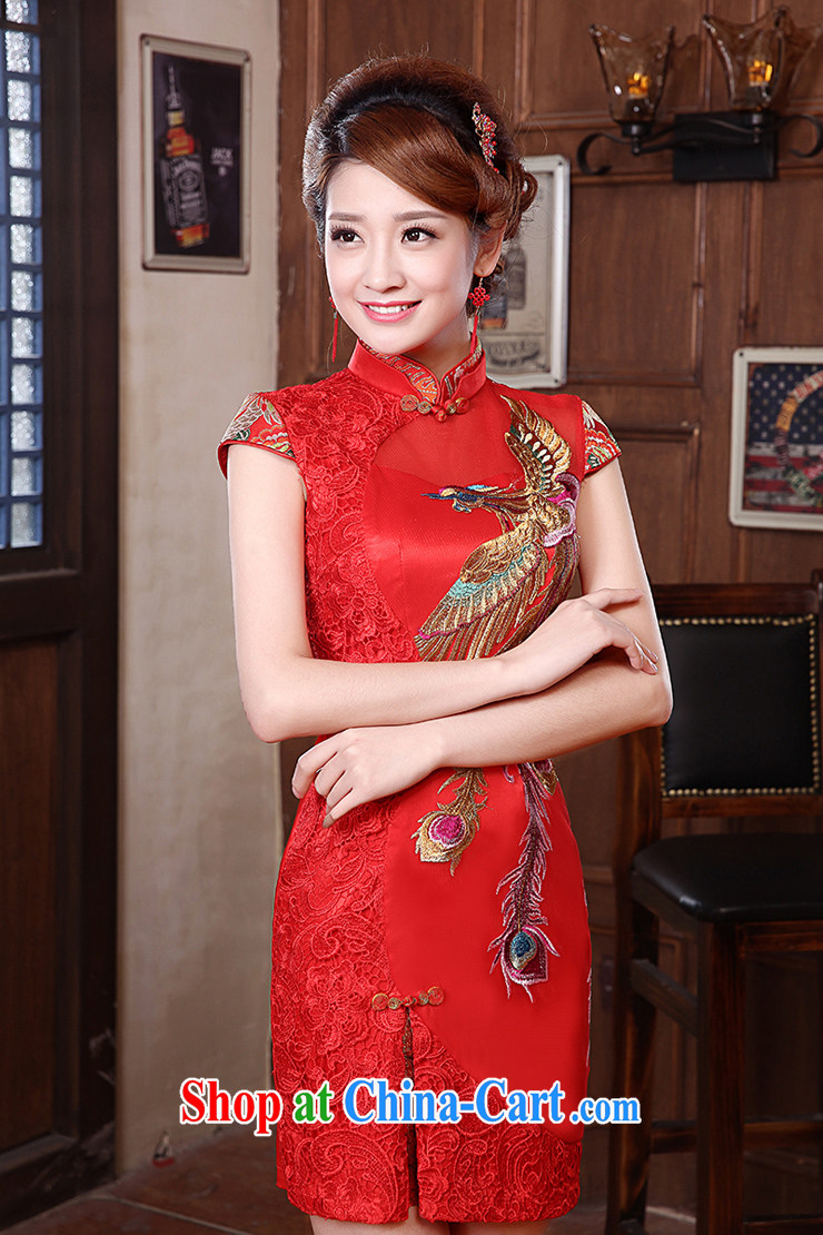 Moon 珪 guijin new dress dresses bridal dresses with bows bridal Service Manual Phoenix K 516 red M code from Suzhou shipping pictures, price, brand platters! Elections are good character, the national distribution, so why buy now enjoy more preferential! Health