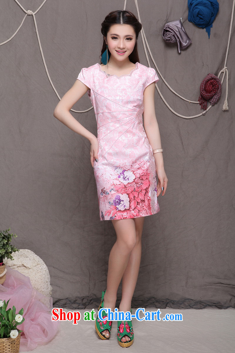 Clearly, Venmer high-end Ethnic Wind and stylish Chinese qipao dress retro beauty graphics thin outfit #9902 green XL pictures, price, brand platters! Elections are good character, the national distribution, so why buy now enjoy more preferential! Health