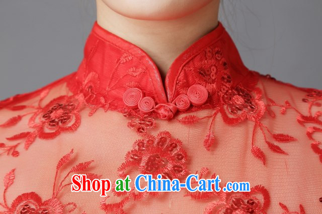New, annual performances wedding dress bridal wedding retro improved red toast clothing cheongsam red XL pictures, price, brand platters! Elections are good character, the national distribution, so why buy now enjoy more preferential! Health