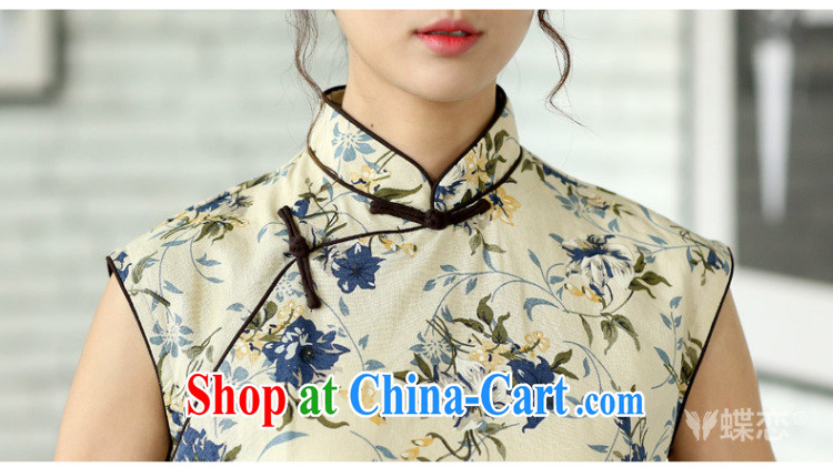 Butterfly Lovers 2015 spring new Ethnic Wind improved hand-tie the side on the truck sleeveless linen cloth robes skirts 45,013 pen health spend XXL pictures, price, brand platters! Elections are good character, the national distribution, so why buy now enjoy more preferential! Health