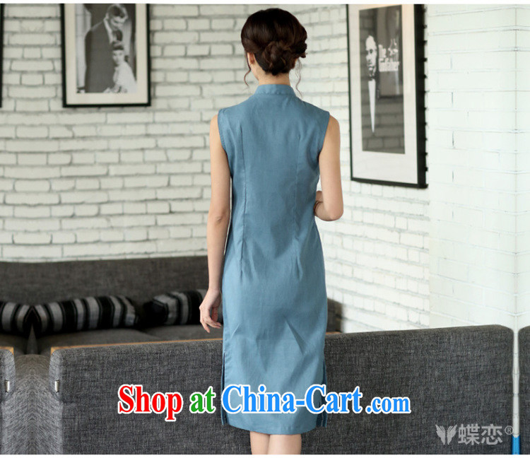 Butterfly Lovers 2015 spring new women with improved daily Korea cheongsam dress dresses sleeveless cotton the cheongsam 45,004 scarlet XXL pictures, price, brand platters! Elections are good character, the national distribution, so why buy now enjoy more preferential! Health