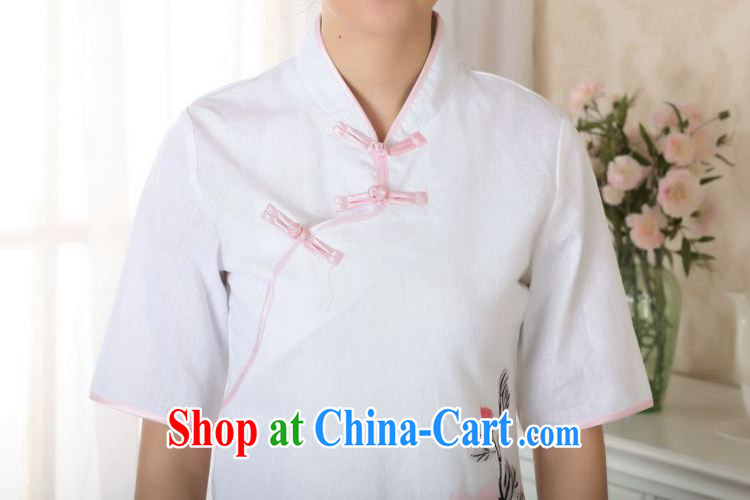 Again, Ms. Jing Tang Women's clothes summer wear T-shirt, cotton for the hand-painted Chinese Han-female improved Tang replace short-sleeved A 0056 white 2XL (140 - 150 ) jack pictures, price, brand platters! Elections are good character, the national distribution, so why buy now enjoy more preferential! Health