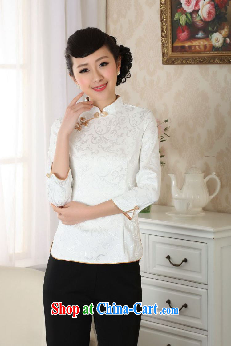Again, Ms. Jing Tang Women's clothes summer T-shirt, for a hard-pressed Chinese Han-female improved Tang in A cuff 0051 white M (100 - 115 ) jack pictures, price, brand platters! Elections are good character, the national distribution, so why buy now enjoy more preferential! Health