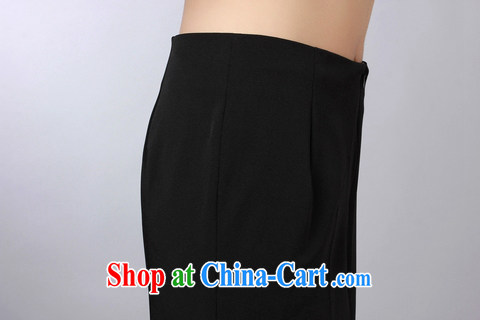 Jing An older child trousers trousers spring and summer with the high waist embroidered short pants MOM pants trousers Wide Leg trousers XH P 146 0006 black 3 XL (2.7 feet) pictures, price, brand platters! Elections are good character, the national distribution, so why buy now enjoy more preferential! Health