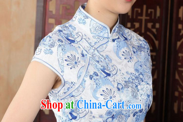 Jing An outfit summer improved retro dresses, for a tight hand-painted Chinese improved cheongsam dress short D 0229 - A White 2XL (120 - 130 ) jack pictures, price, brand platters! Elections are good character, the national distribution, so why buy now enjoy more preferential! Health