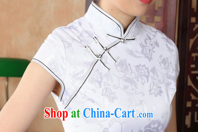 Jing An outfit summer improved retro dresses, for a tight hand-painted Chinese improved cheongsam dress short D 0227 white 2XL (recommendations 120 - 130 jack) pictures, price, brand platters! Elections are good character, the national distribution, so why buy now enjoy more preferential! Health