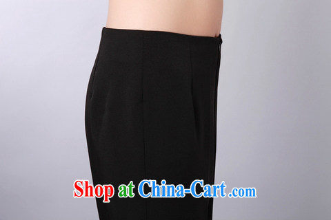 Shanghai, optimize purchase female short pants summer Chinese improved sustainable-flower pants short pants P 0008 black 2 XL pictures, price, brand platters! Elections are good character, the national distribution, so why buy now enjoy more preferential! Health