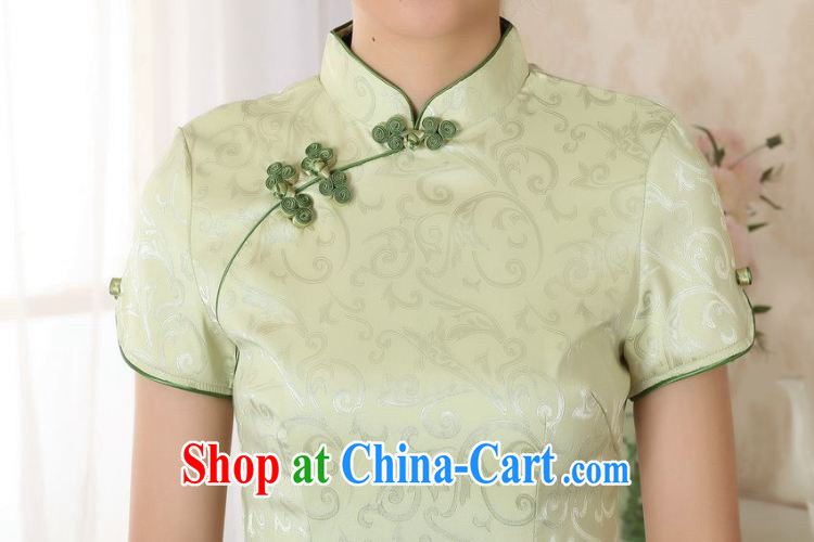 Shanghai, optimize purchase female Tang Women's clothes summer T-shirt ethnic-Chinese Han-female improved A 0052 - A - A green 3 XL pictures, price, brand platters! Elections are good character, the national distribution, so why buy now enjoy more preferential! Health