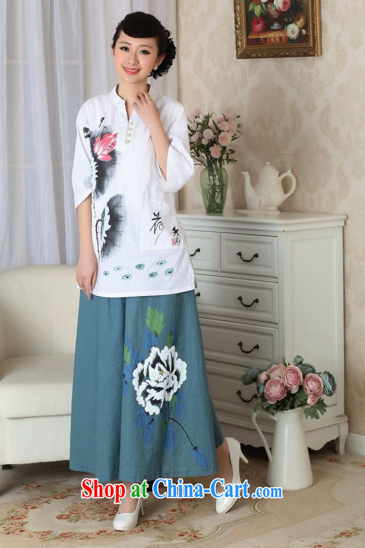 Shanghai, optimize purchase female body skirt summer China wind retro plug-bag elastic waist large female skirt P 0010 photo color M pictures, price, brand platters! Elections are good character, the national distribution, so why buy now enjoy more preferential! Health