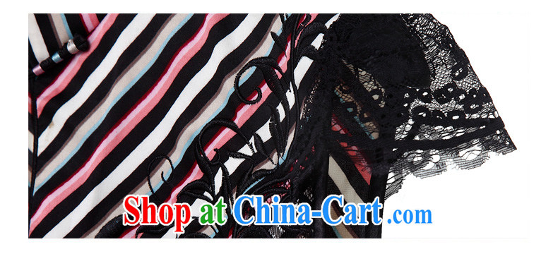 Wood is really the 2015 spring and summer new cheongsam Chinese striped lace stitching and stylish short cheongsam improved 21,989 00 mottled XXXL pictures, price, brand platters! Elections are good character, the national distribution, so why buy now enjoy more preferential! Health