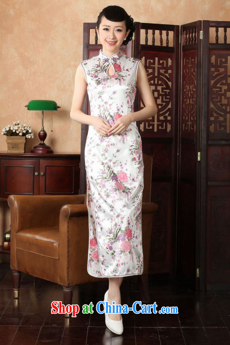 Jing An outfit summer improved retro dresses, for hand-painted Chinese improved cheongsam dress long YH J 1202 5112 white 2XL (120 - 130 ) jack pictures, price, brand platters! Elections are good character, the national distribution, so why buy now enjoy more preferential! Health
