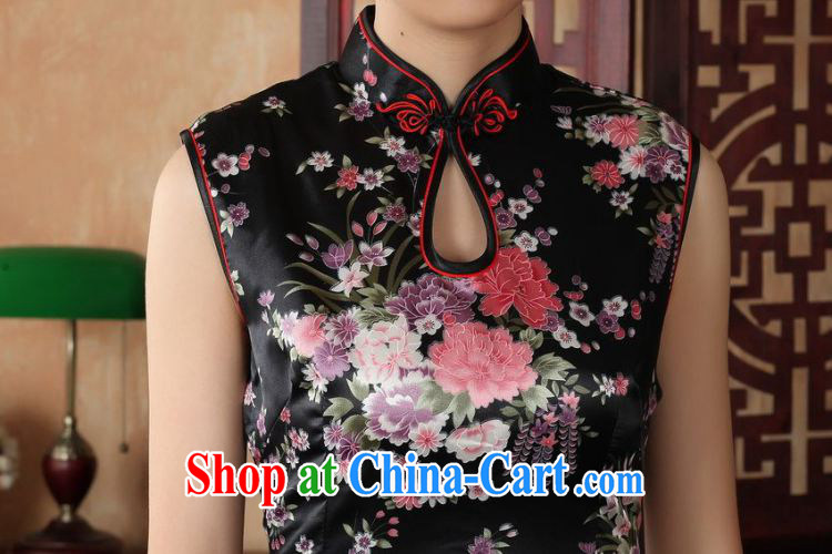 Shanghai, optimize purchase dresses summer improved retro dresses cotton, stamp duty for Chinese improved cheongsam dress long J 5113 black XL recommendations 115 - 120 Jack pictures, price, brand platters! Elections are good character, the national distribution, so why buy now enjoy more preferential! Health
