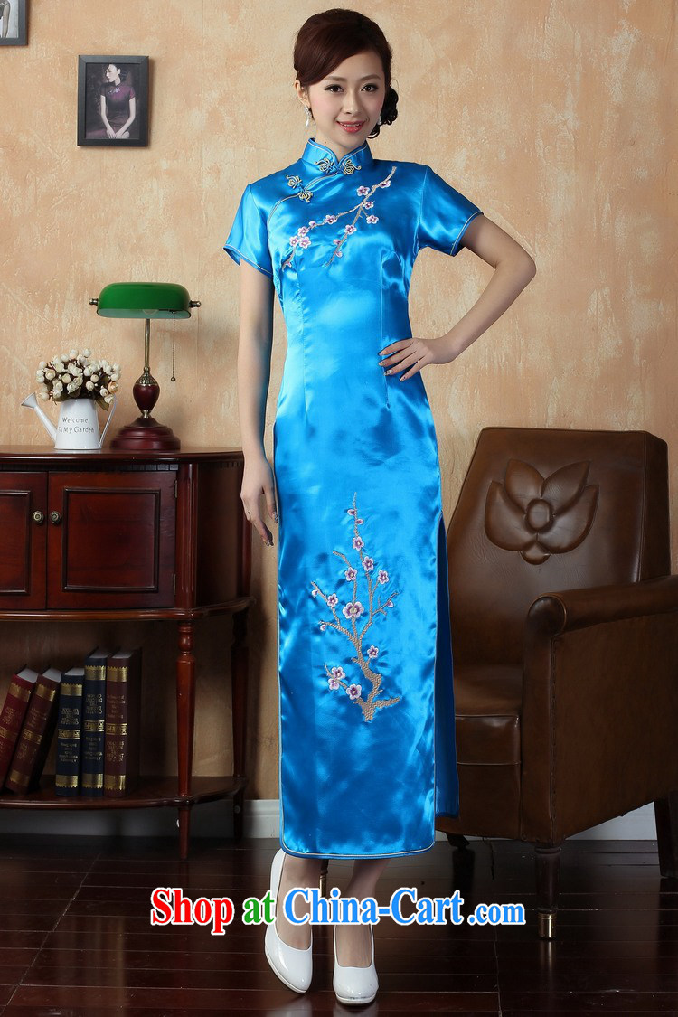 Shanghai, optimize purchase cheongsam dress summer improved retro dresses, for a tight silk hand-painted Chinese improved cheongsam dress long J 3407, Tsing 3 XL recommendations 130 - 140 Jack pictures, price, brand platters! Elections are good character, the national distribution, so why buy now enjoy more preferential! Health