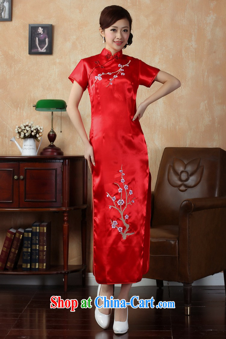 Shanghai, optimize purchase cheongsam dress summer improved retro dresses, for a tight silk hand-painted Chinese improved cheongsam dress long J 3407, Tsing 3 XL recommendations 130 - 140 Jack pictures, price, brand platters! Elections are good character, the national distribution, so why buy now enjoy more preferential! Health