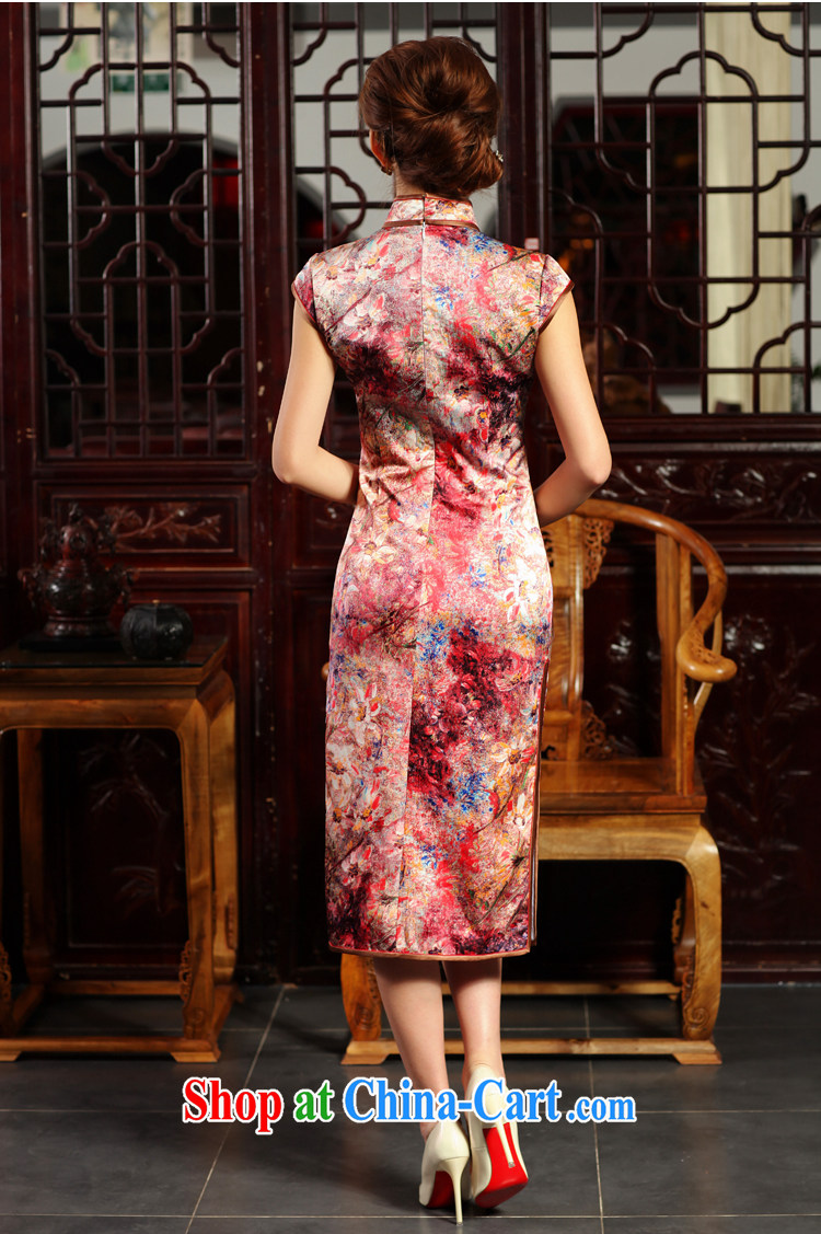 Bird lovers of aromatic remain within 2015 spring new upscale silk retro long cheongsam as shown XXL pictures, price, brand platters! Elections are good character, the national distribution, so why buy now enjoy more preferential! Health
