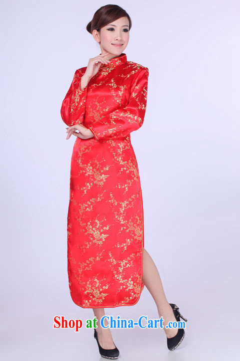 Shanghai, optimize purchase cheongsam dress summer improved retro dresses, for a tight silk hand-painted Chinese improved cheongsam dress long E 0013 red 2 XL recommendations 120 - 130 Jack pictures, price, brand platters! Elections are good character, the national distribution, so why buy now enjoy more preferential! Health
