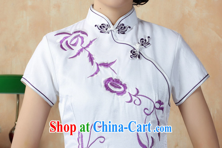 Shanghai, optimize purchase cheongsam dress summer improved retro dresses, for a tight silk hand-painted Chinese improved cheongsam dress long C 0005 - A black 2 XL recommendations 120 - 130 Jack pictures, price, brand platters! Elections are good character, the national distribution, so why buy now enjoy more preferential! Health