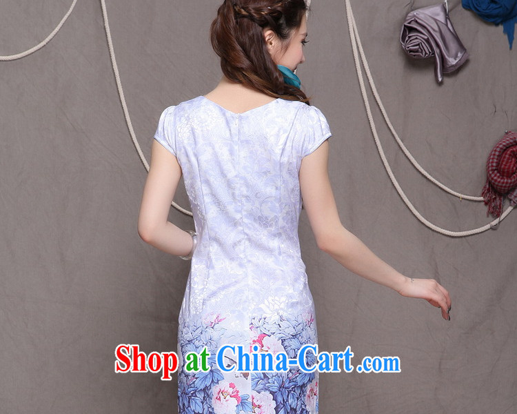 Micro-Session (witness) 2014 National wind stylish Chinese qipao dress retro beauty graphics thin dresses women 9902 pink XXL pictures, price, brand platters! Elections are good character, the national distribution, so why buy now enjoy more preferential! Health