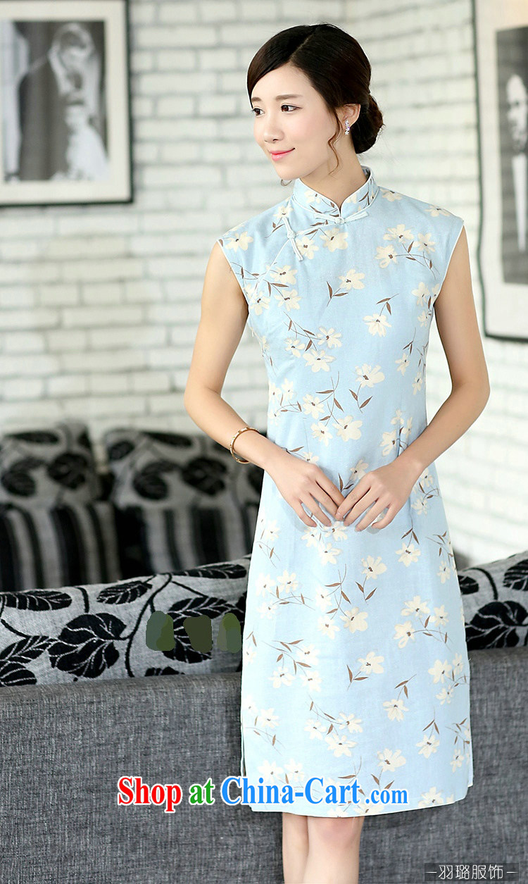 Jessup, new, fragrant flowers, Korea, improved female, for manually for a sleeveless, long necks, the Commission cotton cheongsam dress CQP 394 sleeveless Orchid XXL pictures, price, brand platters! Elections are good character, the national distribution, so why buy now enjoy more preferential! Health